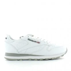Zapatillas Reebok Classic Leather Blanco Gris Hombre -Zapato Tienda De Ventas zapatillas reebok classic leather blanco gris hombre 5