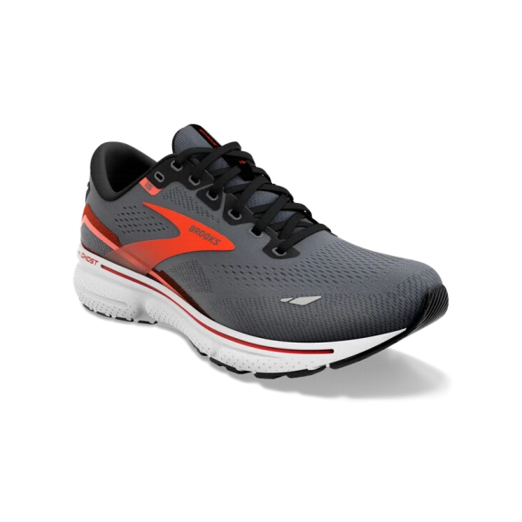 Zapatillas Running Brooks Ghost 15 Gris Naranja Hombre 5 Zapatillas Running Brooks Ghost 15 Gris Naranja Hombre - Imagen 3
