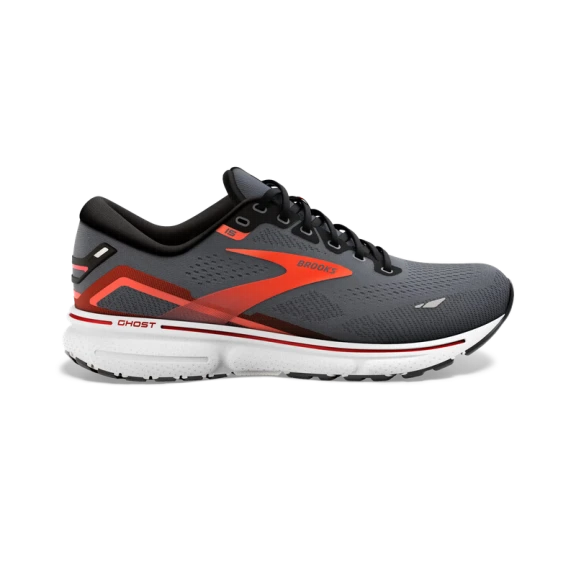 Zapatillas Running Brooks Ghost 15 Gris Naranja Hombre 3 Zapatillas Running Brooks Ghost 15 Gris Naranja Hombre