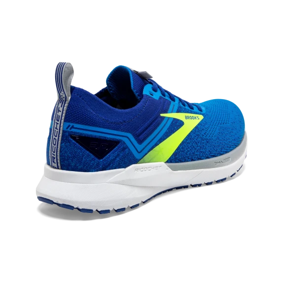 Zapatillas Running Brooks Ricochet 3 Azul Amarillo Hombre 6 Zapatillas Running Brooks Ricochet 3 Azul Amarillo Hombre - Imagen 4