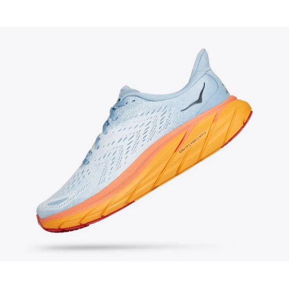 Zapatillas Running Hoka Clifton 8 Celeste Mujer 5 Zapatillas Running Hoka Clifton 8 Celeste Mujer - Imagen 3