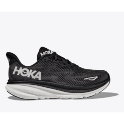 Zapatillas Running Hoka Clifton 9 Negro Blanco Hombre