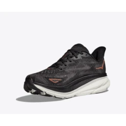 Zapatillas Running Hoka Clifton 9 Negro Bronce Mujer -Zapato Tienda De Ventas zapatillas running hoka clifton 9 negro bronce mujer 2