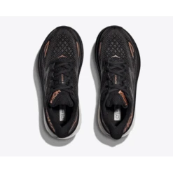 Zapatillas Running Hoka Clifton 9 Negro Bronce Mujer -Zapato Tienda De Ventas zapatillas running hoka clifton 9 negro bronce mujer 4