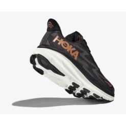 Zapatillas Running Hoka Clifton 9 Negro Bronce Mujer -Zapato Tienda De Ventas zapatillas running hoka clifton 9 negro bronce mujer 5