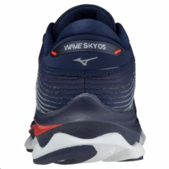 Zapatillas Running Mizuno Wave Sky 5 Azul Gris Rojo Hombre -Zapato Tienda De Ventas zapatillas running mizuno wave sky 5 azul gris rojo hombre 4