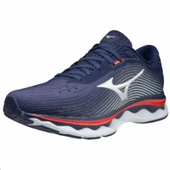 Zapatillas Running Mizuno Wave Sky 5 Azul Gris Rojo Hombre -Zapato Tienda De Ventas zapatillas running mizuno wave sky 5 azul gris rojo hombre 5