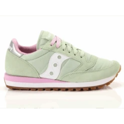 Zapatillas Saucony Jazz Original Verde Blanco Rosa Mujer