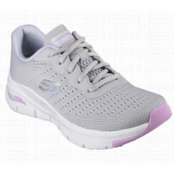 Zapatillas Skechers Arch Fit Infinity Cool Gris Malva Mujer