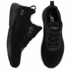Zapatillas Skechers Bob Squasd Tough Talk Negro Mujer -Zapato Tienda De Ventas zapatillas skechers bob squasd tough talk negro mujer 3