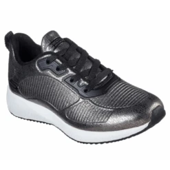 Zapatillas Skechers BOBS Sport Squad Metalizada Mujer