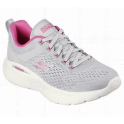 Zapatillas Skechers Go Run Lite Gris Rosa Mujer