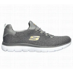 Zapatillas Skechers Summits Bright Brezel Gris Mujer