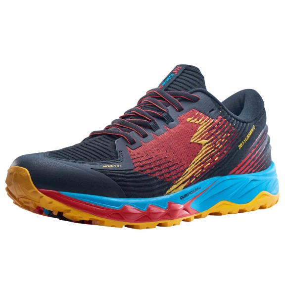 Zapatillas Trail 361º Yushan 2 Negro Rojo Hombre 4 Zapatillas Trail 361º Yushan 2 Negro Rojo Hombre - Imagen 2