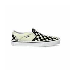 Zapatillas Vans Asher Negro Blanco Cuadros Hombre