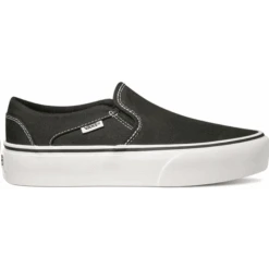 Zapatillas Vans Asher Platforma Negra Mujer