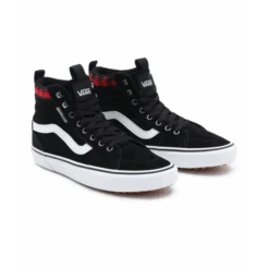 Zapatillas Vans Filmore HI Negro Blanco Rojo Hombre -Zapato Tienda De Ventas zapatillas vans filmore hi negro blanco rojo hombre 2
