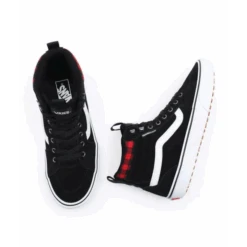 Zapatillas Vans Filmore HI Negro Blanco Rojo Hombre -Zapato Tienda De Ventas zapatillas vans filmore hi negro blanco rojo hombre 4