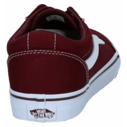 Zapatillas Vans Ward Burdeos Blanca Mujer -Zapato Tienda De Ventas zapatillas vans ward burdeos blanca mujer 2