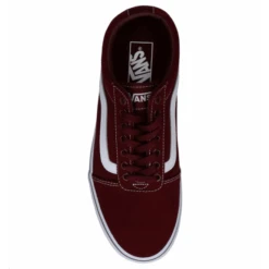 Zapatillas Vans Ward Burdeos Blanca Mujer -Zapato Tienda De Ventas zapatillas vans ward burdeos blanca mujer 3