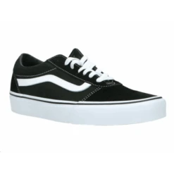 Zapatillas Vans Ward Negra Blanca Hombre -Zapato Tienda De Ventas zapatillas vans ward negra blanca hombre 4