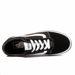 Zapatillas Vans Ward Negra Blanca Mujer -Zapato Tienda De Ventas zapatillas vans ward negra blanca mujer 2