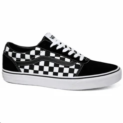 Zapatillas Vans Ward Negro Blanco Cuadros Hombre