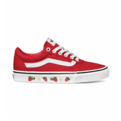 Zapatillas Vans Ward Rojo Blanco Mujer